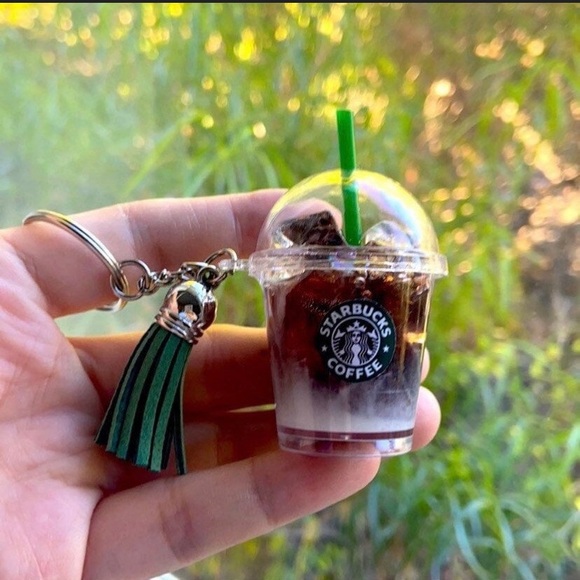 Starbucks Inspired Tumbler Keychain Handmade New - Picture 9 of 12